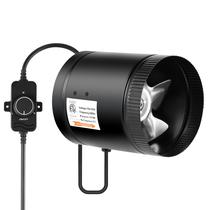 Ventilador de Ducto Booster en Línea iPower de 6 Pulgadas y 275 CFM con Control de Velocidad