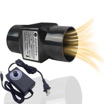 Ventilador de duto ACEDUROBLA 5cm 22m³/h 6W 38dB com regulador de velocidade