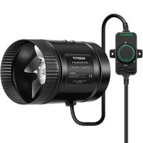 Ventilador de duto de reforço em linha VIVOSUN 10 cm 106 CFM de baixo ruído