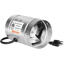 Ventilador de duto em linha iPower 4 polegadas 100 CFM com prata de baixo ruído Ventilador de duto em linha iPower 4 polegadas 100 CFM com prata de baixo ruído