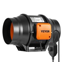 Ventilador de duto em linha VEVOR de 6 polegadas 400m³/h com controlador de velocidade