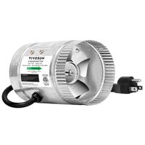 Ventilador de duto em linha VIVOSUN 4 polegadas 100 CFM HVAC Exhaust Silver