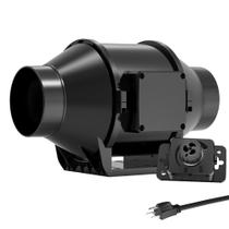 Ventilador de Duto Toolazy Pro 4" 214 CFM Motor EC de Velocidade Variável Ventilador de Duto Toolazy Pro 4" 214 CFM Motor EC de Velocidade Variável