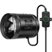 Ventilador de duto VIVOSUN 6" Inline 275 CFM Speed Controller 120V Ventilador de duto VIVOSUN 6" Inline 275 CFM Speed Controller 120V