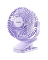 Ventilador de encaixe Gaiatop Gaiatop Portátil Operado por Bateria Roxo