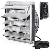 Ventilador de exaustão com obturador montado na parede iLiving 18 ILG8SF18V-ST Ventilador de exaustão com obturador montado na parede iLiving 18 ILG8SF18V-ST