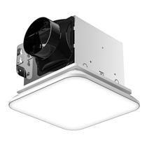 Ventilador de exaustão de banheiro Fitop 110CFM 43W com luz 1.0 Sones 3000K/4000K/5000K Ventilador de exaustão de banheiro Fitop 110CFM 43W com luz 1.0 Sones 3000K/4000K/5000K
