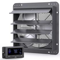 Ventilador de exaustão iLiving 16, obturador montado na parede com controles