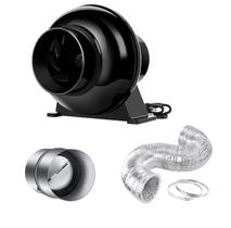 Ventilador de exaustão iPower 4 polegadas 195 CFM com duto Ventilador de exaustão iPower 4 polegadas 195 CFM com duto