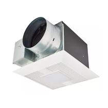 Ventilador de exaustão Panasonic WhisperGreen Select de dupla velocidade para montagem no teto com luz LED, personalizável, de 30 a 110 CFM, FV-0511VKSL3