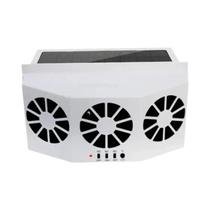 Ventilador De Exaustão Solar Para Carro Recarregável Por USB, Alta Potência De Vento, 2 Ou 3