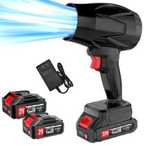 Ventilador de folhas elétrico sem fio HUOJYDOWDL 21V* 2 baterias