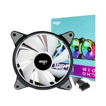 Ventilador de Gabinete Aigo AR12 120mm RGB Silencioso com Aura Sync e Conector SATA