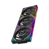 Ventilador De Gabinete Com Tela Digital E Controle De Velocidade Leopard Jungle Interstellar V4