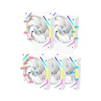 Ventilador De Gabinete De Computador ARGB PWM De 120mm 61.5CFM 2000RPM Sincronização Com Placa-Mãe