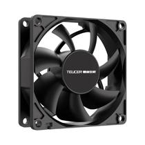 Ventilador De Gabinete Hidráulico De 8CM 12V 2000RPM Teucer 8025 Para PC, Interface De 4 Pinos E 3 Ventilador De Gabinete Hidráulico De 8CM 12V 2000RPM Teucer 8025 Para PC, Interface De 4 Pinos E 3