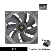 Ventilador De Gabinete Thermalright TL-G12B Preto 12CM 4 Pinos PWM Rolamento Hidráulico 1500rpm Ventilador De Gabinete Thermalright TL-G12B Preto 12CM 4 Pinos PWM Rolamento Hidráulico 1500rpm