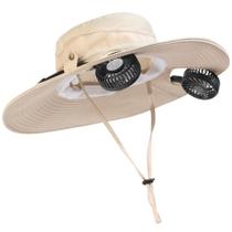 Ventilador de Gorra AMACOOL 2 en 1 Manos Libres con Ventilador de Cuello de 5200mAh y 16 Horas de Uso