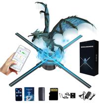 Ventilador de holograma 3D Missyou 52 cm HD LED 2000x1444px com controle remoto
