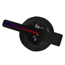 Ventilador de holograma 3D Missyou, controle remoto WiFi LED HD de 3,5 polegadas