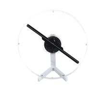 Ventilador de holograma 3D Missyou de 12,6 polegadas com tampa com controle remoto