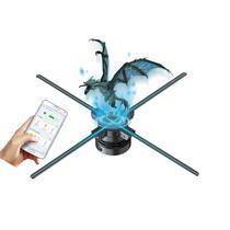 Ventilador de holograma 3D Missyou de 27,5 polegadas com controle remoto/Bluetooth/WiFi Ventilador de holograma 3D Missyou de 27,5 polegadas com controle remoto/Bluetooth/WiFi