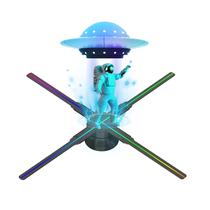 Ventilador de holograma 3D WANTHER HD LED Hologram Projetor WIFI
