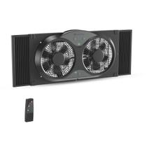 Ventilador de Janela Comfort Zone 9" Duplo Reversível com Controle Remoto 120V Ventilador de Janela Comfort Zone 9" Duplo Reversível com Controle Remoto 120V