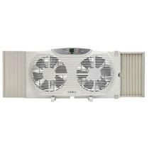 Ventilador de janela elétrico Lasko W09550 Twin Remote Control