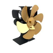 Ventilador de lareira New Butterfly Thermal Power Fan Fogão de aquecimento de lareira