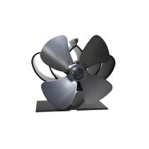 Ventilador de lareira para fogão a lenha, 4 lâminas, ambientalmente amigável e eficiente Ventilador de lareira para fogão a lenha, 4 lâminas, ambientalmente amigável e eficiente