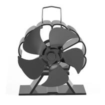 Ventilador de lareira SF113T Mini Ventilador de alumina Thermal Power de 5 pás