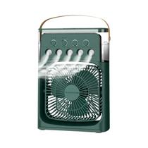 Ventilador De Luz Noturna LED USB Portátil 3 Em 1, Umidificador De Ar Doméstico Com Música E Névoa