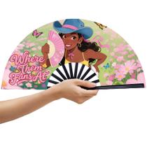 Ventilador de mão MBDFUT Boots On The Ground 33 cm Line Dancing