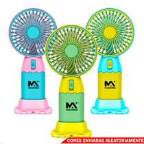 Ventilador De Mão Recarregável Portátil Sem Fio Usb 5 Hélices Potente Silencioso