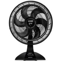 Ventilador de Mesa 2 em 1 Turbo Force VF42 Arno 40cm Com 6 Pás 127V Preto Ventilador de Mesa 2 em 1 Turbo Force VF42 Arno 40cm Com 6 Pás 127V Preto