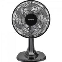 Ventilador de Mesa 30 CM com 6 PAS 220V Turbo 6 PRETO/CINZA Ventisol