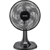 Ventilador de Mesa 30cm com 6 Pás 127V TURBO 6 Preto/Cinza VENTISOL