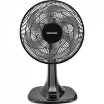 Ventilador de Mesa 30cm com 6 Pás 127V TURBO 6 Preto/Cinza VENTISOL