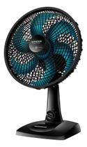 Ventilador De Mesa 30cm Mondial Super Power 60w Vsp-30-AP Preto e Azul Petróleo