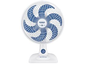 Ventilador de Mesa 30cm Super Power Mondial Branco e Azul Escuro 60W VSP-30-W Ventilador de Mesa 30cm Super Power Mondial Branco e Azul Escuro 60W VSP-30-W