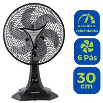 Ventilador De Mesa 30cm Turbo 6 Pás Silencioso 127v Britânia