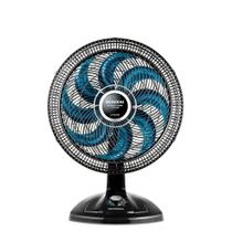 Ventilador de Mesa 40cm Super Turbo Mondial Preto e Azul 140W VTX-40-CHROME