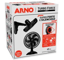 Ventilador de Mesa 40cm Turbo Force - 6Pás VF42 / 126W 110/127v - ARNO