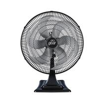 Ventilador de Mesa 50cm Oscilante 180W Preto Hélice Cinza Turbo Eco VT50MC2 GOAR