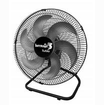 Ventilador de Mesa 50cm Tufão Loren Sid Turbo Preto Aço Bivolt