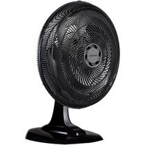 Ventilador de Mesa 50CM Turbo 6 PAS Oscilante Premium Preto 220V