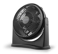 Ventilador de Mesa Air Monster 15655 - Alta Velocidade, 3 Velocidades, 20cm, Preto