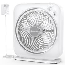 Ventilador de mesa AMACOOL 12" 3 Velocidades 8H Timer 270 Pivot White