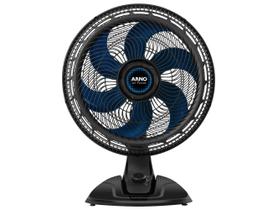 Ventilador de Mesa Arno Air Force VA46 40cm 6 Pás 3 Velocidades Preto e Azul Escuro 2720018896